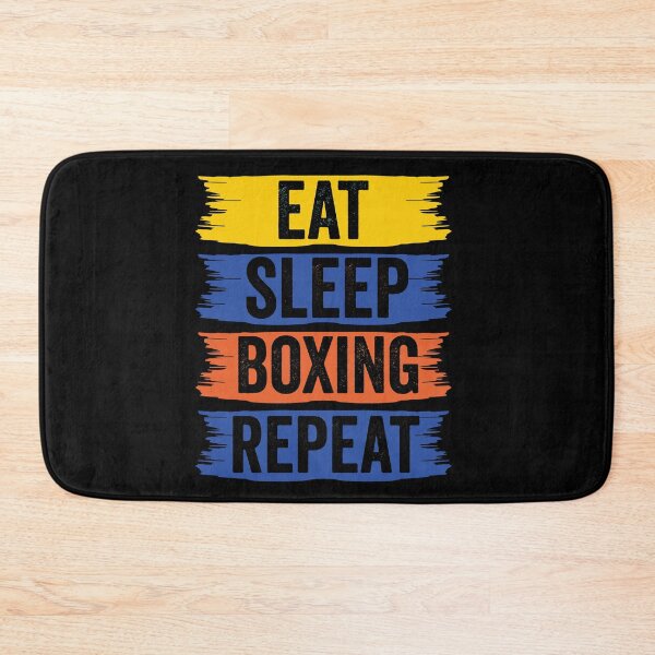 Item preview, Boxing Eat Sleep Repeat Fitness Motivational designed and sold by BOUCHERIT amine.