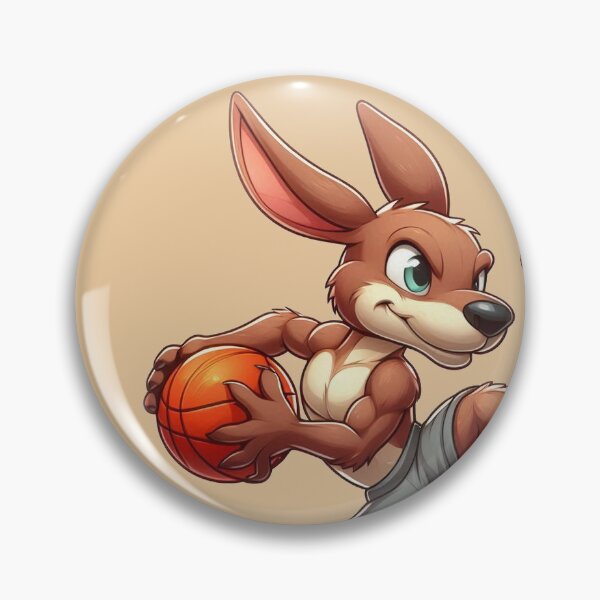 Item preview, Jugador de baloncesto canguro designed and sold by TimeToMap.