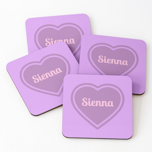 Item preview, Sienna Name Girl Purple designed and sold by Monika Howarth.