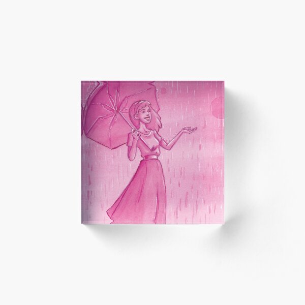 A rainy day Acrylic Block