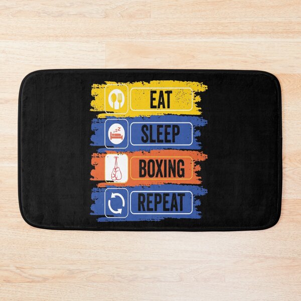 Item preview, Boxing Eat Sleep Repeat Fitness Motivational designed and sold by BOUCHERIT amine.