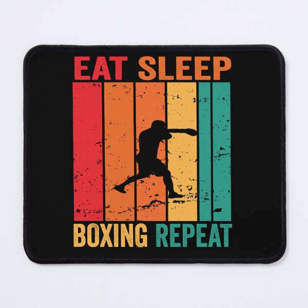 Item preview, Boxing Eat Sleep Repeat Fitness Motivational designed and sold by BOUCHERIT amine.