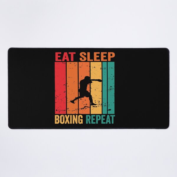 Item preview, Boxing Eat Sleep Repeat Fitness Motivational designed and sold by BOUCHERIT amine.