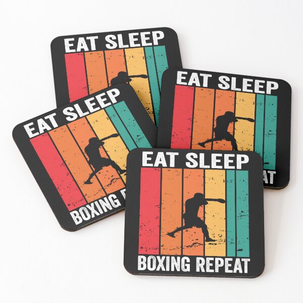 Item preview, Boxing Eat Sleep Repeat Fitness Motivational designed and sold by BOUCHERIT amine.