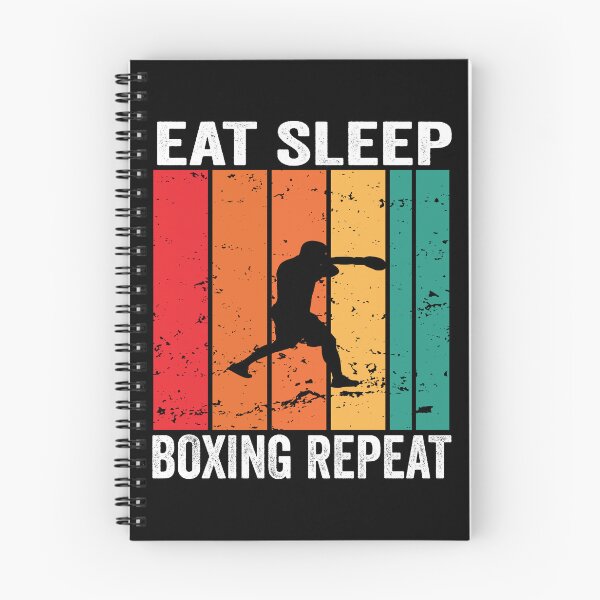 Item preview, Boxing Eat Sleep Repeat Fitness Motivational designed and sold by BOUCHERIT amine.