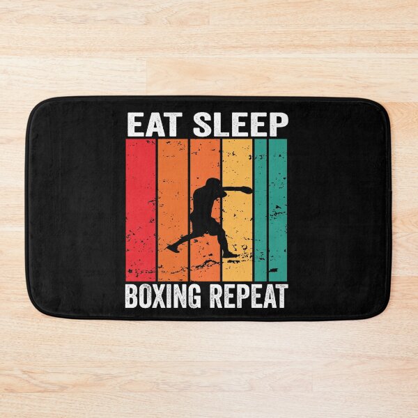 Item preview, Boxing Eat Sleep Repeat Fitness Motivational designed and sold by BOUCHERIT amine.