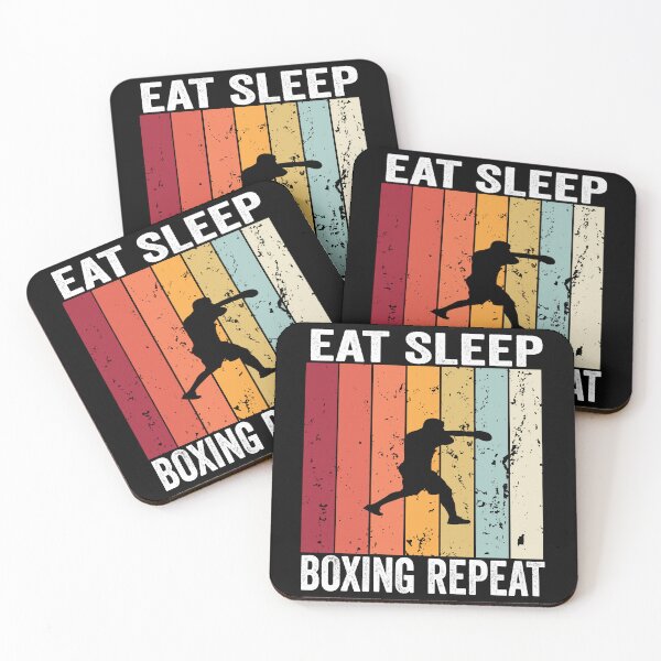 Item preview, Boxing Eat Sleep Repeat Fitness Motivational designed and sold by BOUCHERIT amine.
