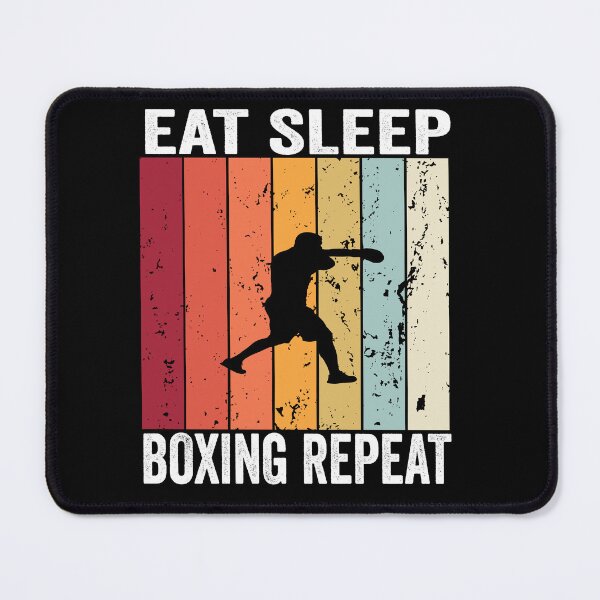 Item preview, Boxing Eat Sleep Repeat Fitness Motivational designed and sold by BOUCHERIT amine.