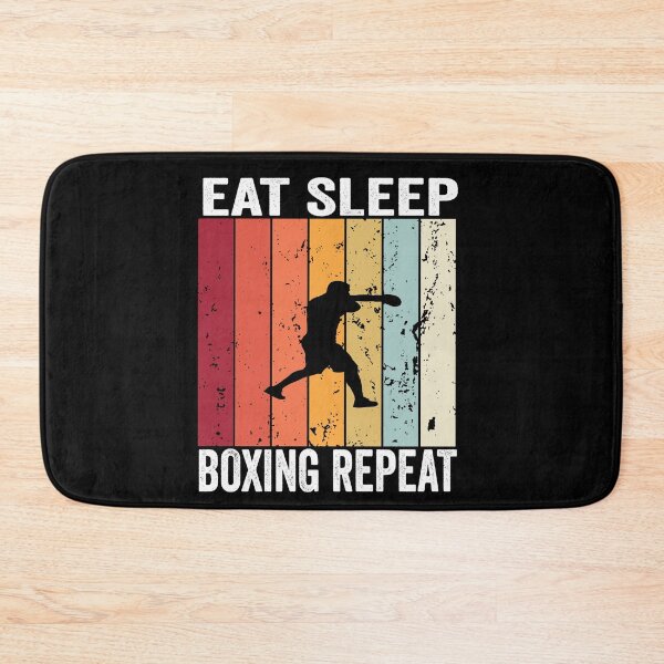 Item preview, Boxing Eat Sleep Repeat Fitness Motivational designed and sold by BOUCHERIT amine.