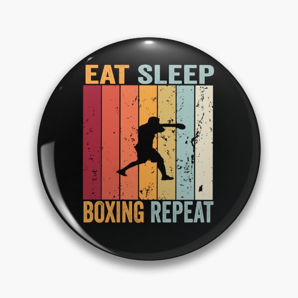 Item preview, Boxing Eat Sleep Repeat Fitness Motivational designed and sold by BOUCHERIT amine.
