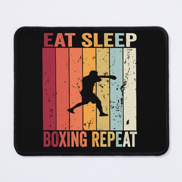 Item preview, Boxing Eat Sleep Repeat Fitness Motivational designed and sold by BOUCHERIT amine.