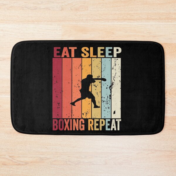 Item preview, Boxing Eat Sleep Repeat Fitness Motivational designed and sold by BOUCHERIT amine.