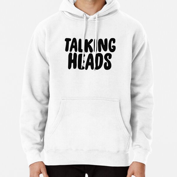 "Talking Heads & Quote Book Hipster" Pullover Hoodie by PearlsRocker