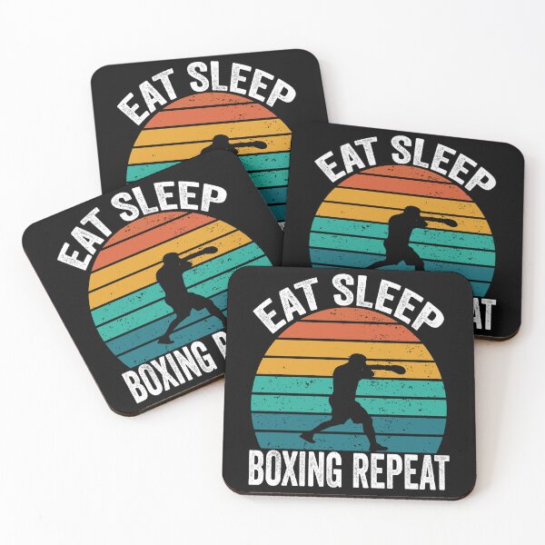 Item preview, Boxing Eat Sleep Repeat Fitness Motivational designed and sold by BOUCHERIT amine.