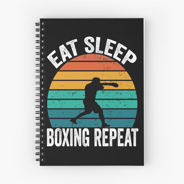 Item preview, Boxing Eat Sleep Repeat Fitness Motivational designed and sold by BOUCHERIT amine.