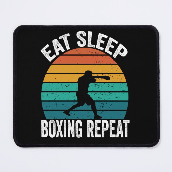 Item preview, Boxing Eat Sleep Repeat Fitness Motivational designed and sold by BOUCHERIT amine.
