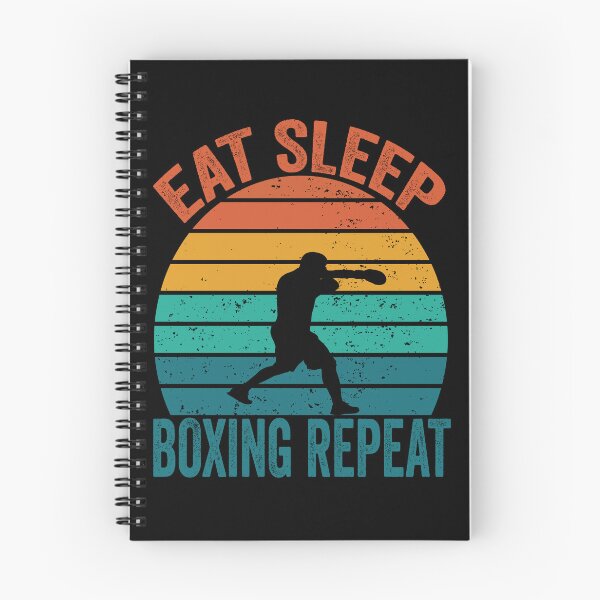 Item preview, Boxing Eat Sleep Repeat Fitness Motivational designed and sold by BOUCHERIT amine.