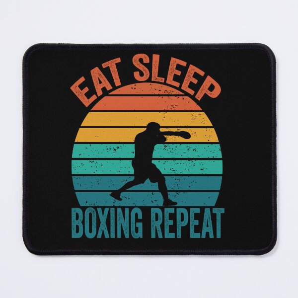 Item preview, Boxing Eat Sleep Repeat Fitness Motivational designed and sold by BOUCHERIT amine.