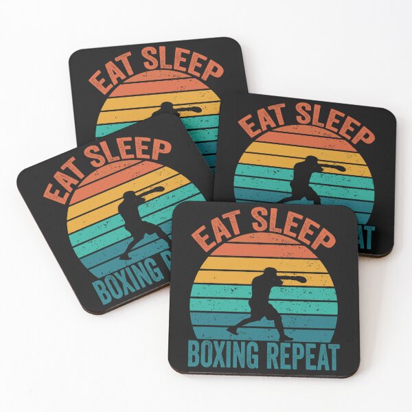 Item preview, Boxing Eat Sleep Repeat Fitness Motivational designed and sold by BOUCHERIT amine.