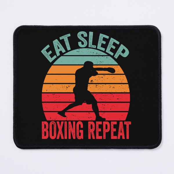 Item preview, Boxing Eat Sleep Repeat Fitness Motivational designed and sold by BOUCHERIT amine.