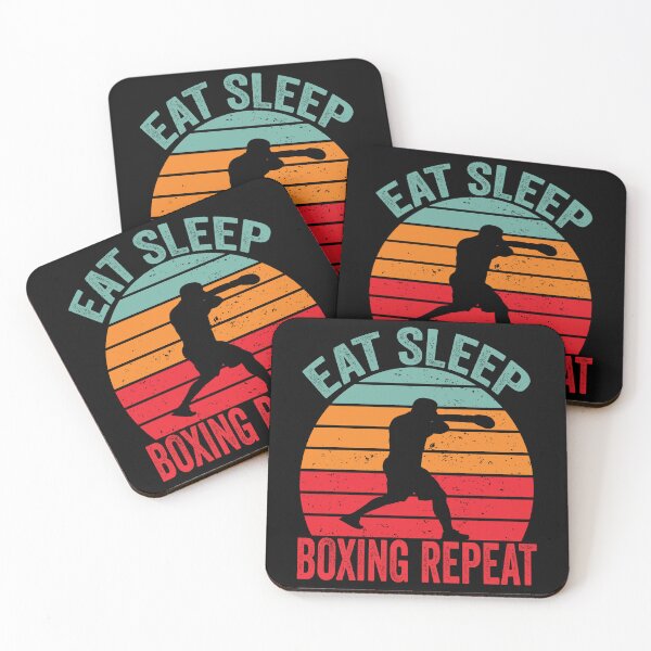 Item preview, Boxing Eat Sleep Repeat Fitness Motivational designed and sold by BOUCHERIT amine.