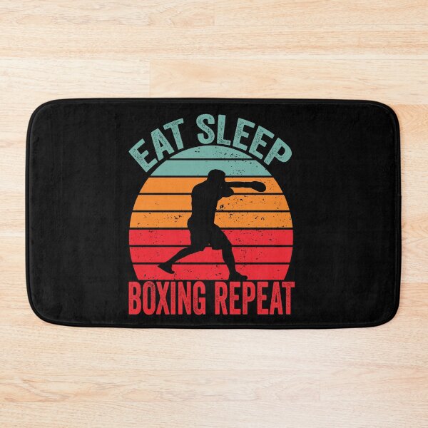 Item preview, Boxing Eat Sleep Repeat Fitness Motivational designed and sold by BOUCHERIT amine.