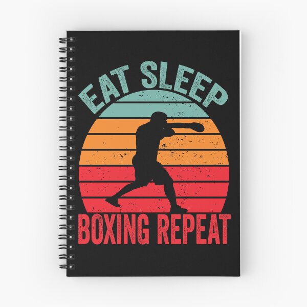 Item preview, Boxing Eat Sleep Repeat Fitness Motivational designed and sold by BOUCHERIT amine.