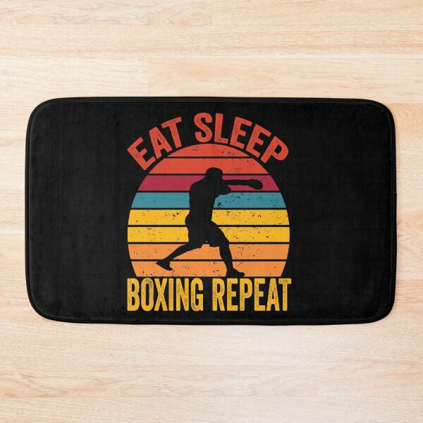Item preview, Boxing Eat Sleep Repeat Fitness Motivational designed and sold by BOUCHERIT amine.