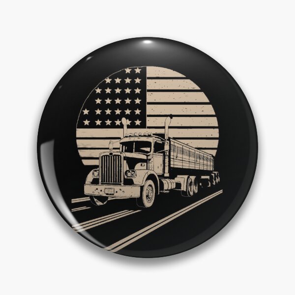 Item preview, Retro Sunset US Flag and Truck designed and sold by YoungMind95.