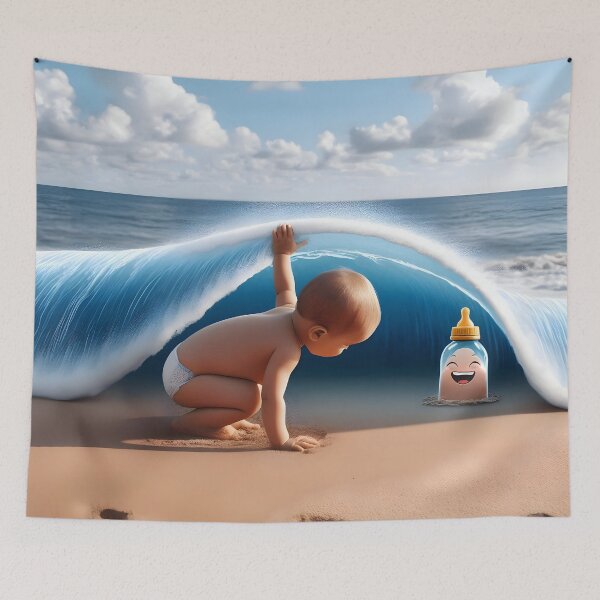 Item preview, Wave of Wonder designed and sold by AI-Only Creations.