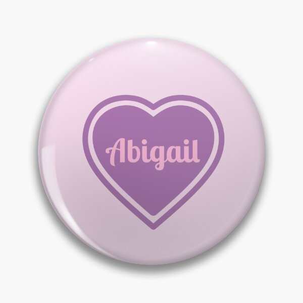Item preview, Abigail Name Girl Purple designed and sold by Monika Howarth.