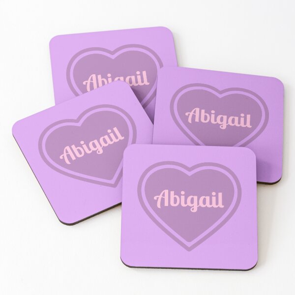 Item preview, Abigail Name Girl Purple designed and sold by Monika Howarth.