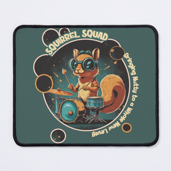 Item preview, Squirrel playing drums designed and sold by InNeRoDa.