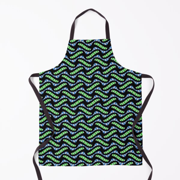 Item preview, Blue and Green Black and White Geometric designed and sold by Kashabu.