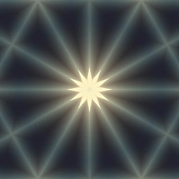 Artwork thumbnail, Abstract Geometric Star Pattern by starrylite