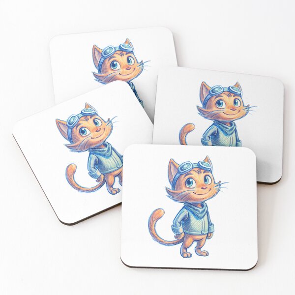 Item preview, Cute Cat Pilot Ready for Adventure designed and sold by Lovekica.