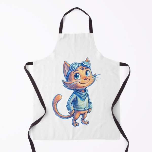 Item preview, Cute Cat Pilot Ready for Adventure designed and sold by Lovekica.