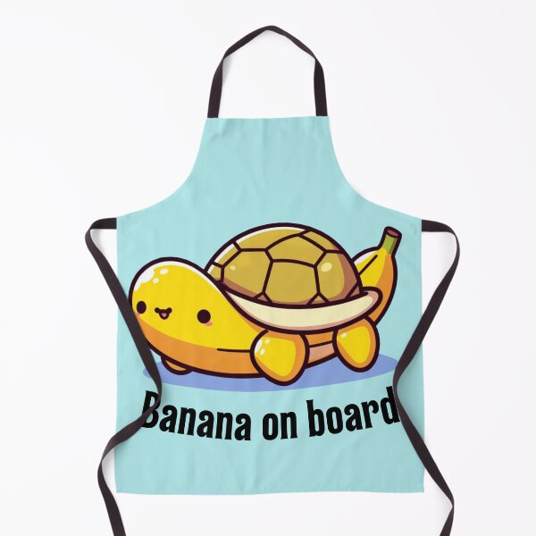 Item preview, Banana on board - cute banana turtle designed and sold by Funny-Banana.