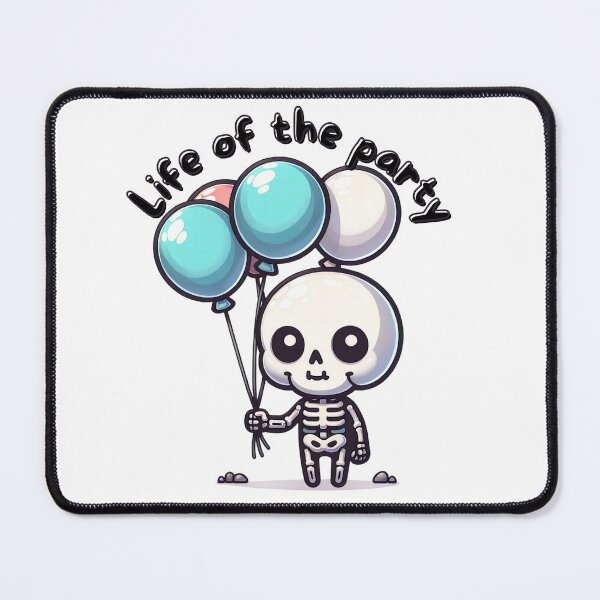 Item preview, Life of the party , Skeleton design, Cute Skeleton, Halloween design designed and sold by DammyK89.