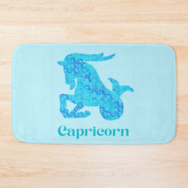 Item preview, Zodiac Sign for Capricorn in Turquoise and Blue designed and sold by Marymarice.