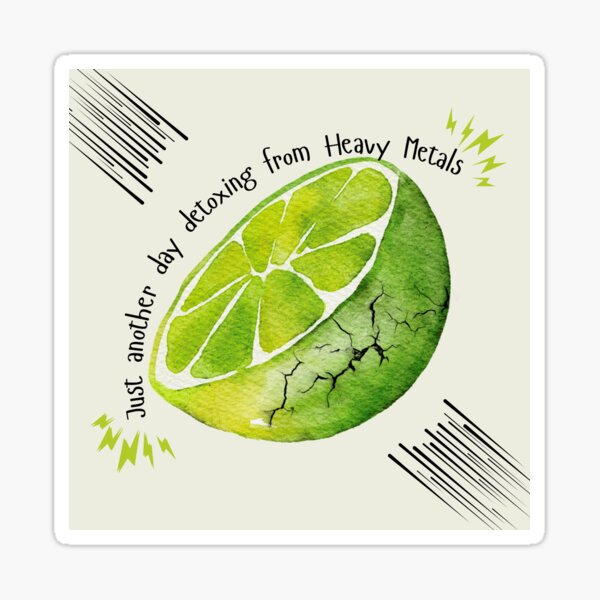 Item preview, Detox from heavy metals - Lemon design  designed and sold by mindmaster007.