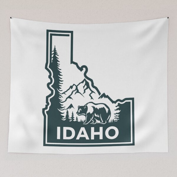 Item preview, Idaho Map Bear designed and sold by Esskay Designs.