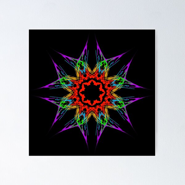 Item preview, rainbow star designed and sold by Meo Design.