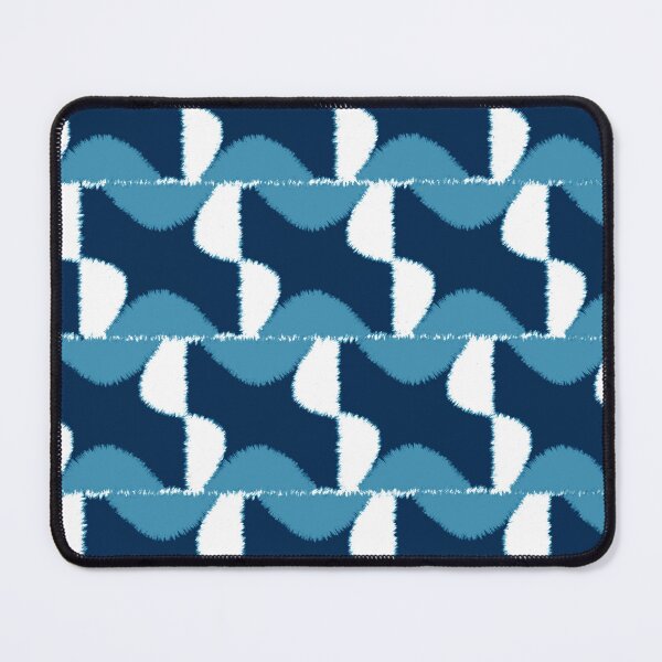 Item preview, Blue and white geometric seamless pattern designed and sold by wonghong.