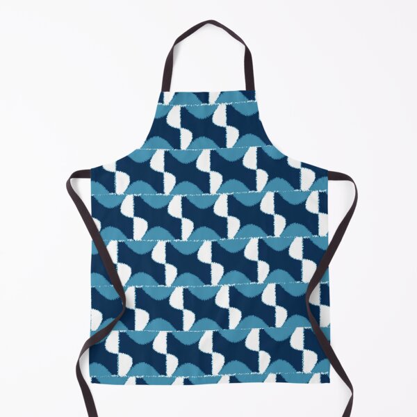 Item preview, Blue and white geometric seamless pattern designed and sold by wonghong.