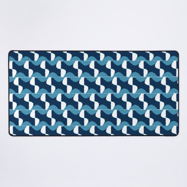 Item preview, Blue and white geometric seamless pattern designed and sold by wonghong.