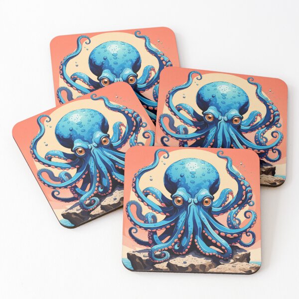 Item preview, Blue Octopus designed and sold by Geek Girl Ohio.