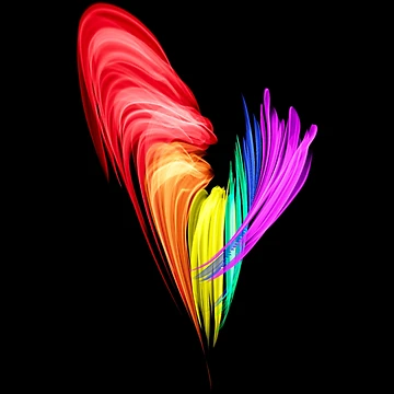 Artwork thumbnail, pride heart by Meo Design