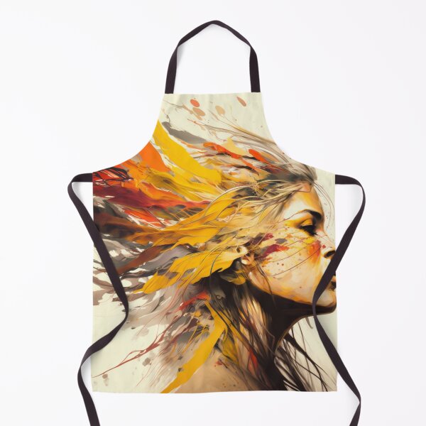Item preview, Painting abstract woman feathers designed and sold by madeinfrance1.