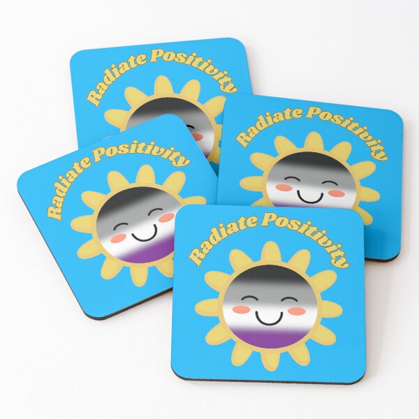 Item preview, Radiate Positivity Asexual  Pride Flag Colored Sun, Kawaii Ace Design, Pride Festival designed and sold by Travelslightly.